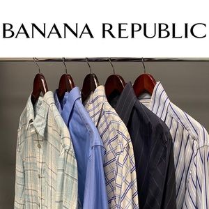 BUNDLE Banana Republic Casual Button Down Shirts